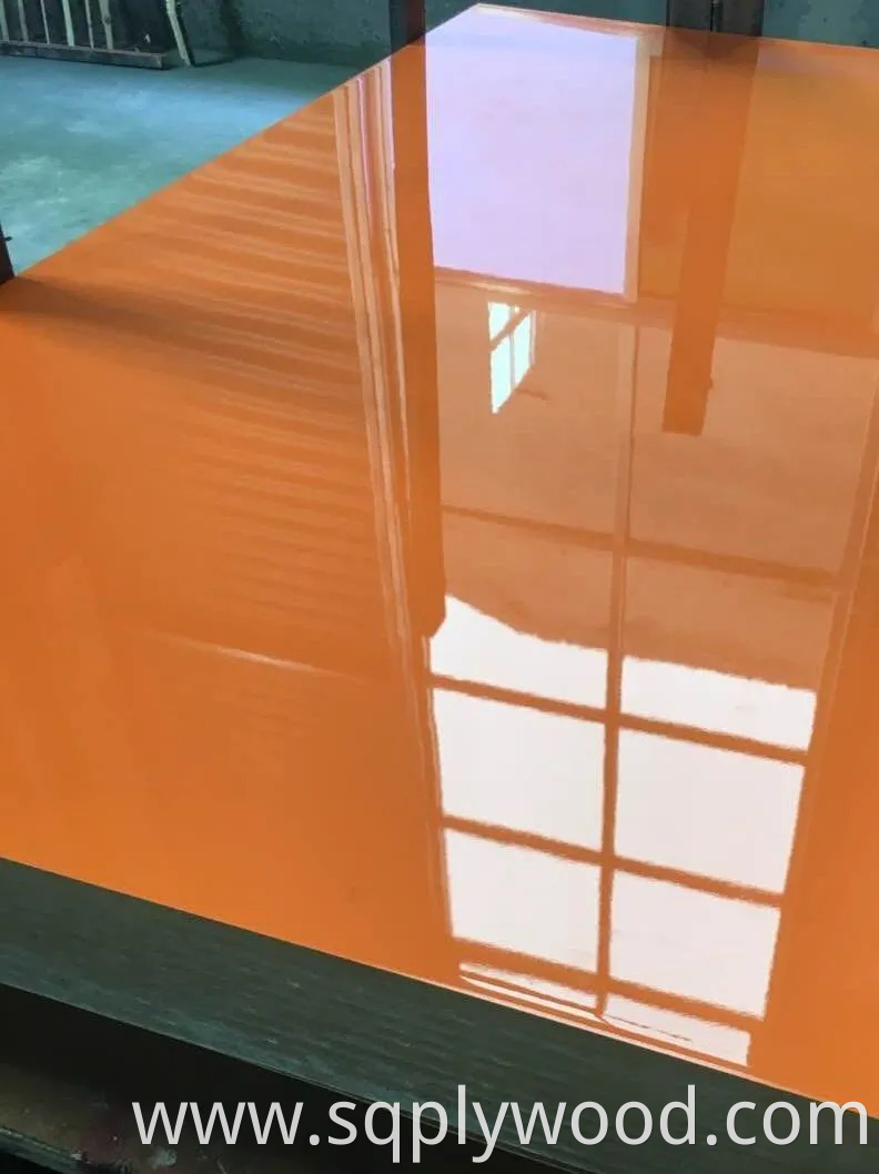 Consmos High Glossy UV Melamine Laminated MDF Sheet for Kitchen Cabinet Decoration